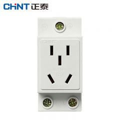 正泰（CHNT） AC30-10530 模数化插座5孔10A导轨式ac30配电箱电源多功能开关插座