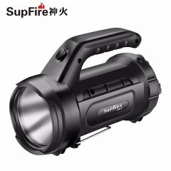 神火（SupFire） 强光探照灯手电筒 led充电式夜钓鱼灯远射手提灯户外大功率应急 M9-F标配