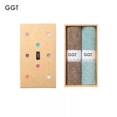 GGT 日本雪花绒毛巾礼盒套装男女家用送礼比纯棉吸水速干不掉毛伴手礼瓶覗+胡桃