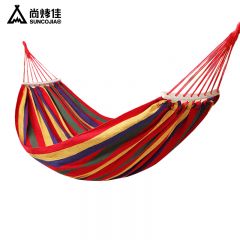 尚烤佳（Suncojia） SKJ-334轻逸彩虹木杆单人吊床木杆防侧翻吊床