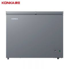 康佳（KONKA） BCD-240DZPX 双温双门顶开门大冷冻减霜240L冷柜一级能效深灰色