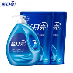 蓝月亮 风清白兰手洗专用洗衣液6斤套装 1kg瓶×1+1kg袋×2手洗去油污内衣裤适用