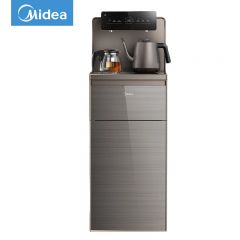 美的（Midea） YD1619S-X茶吧机家用高端智能饮水机一体背板多功能冷热下置式桶装水饮水器冷热型 【可制冷】