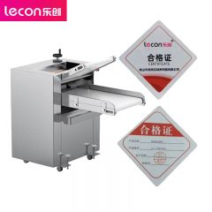乐创（lecon） 压面机商用 1200kg/h自动擀面皮机 304不锈钢压面辊 LC-J-YMZ750A