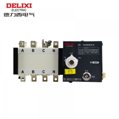德力西电气 双电源自动转换开关 CDQ1s-160/3 125A CDQ1S1601253