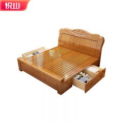 悦山 6681#双抽高箱款 榉木色1.5米