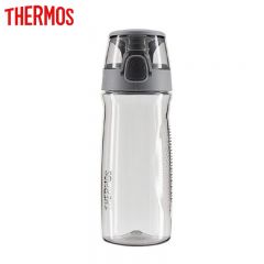 膳魔师（THERMOS） TCSD-550 GY塑料水杯大容量夏季男女运动瓶户外露营便携随行茶杯带提手高级灰 550ml