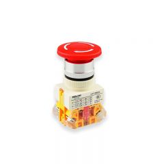 德力西电气 LAY7-11M 红 蘑菇钮 塑料 22mm 1NO+1NC LAY711M42 按钮开关