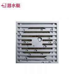 潜水艇（Submarine）TK50-10 铜镀铬镜面防臭地漏 淋浴大排量四防地漏50管径