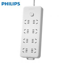 飞利浦（PHILIPS） 2184WC 新国标安全插座 8位总控 5米 儿童保护门 插线板/插排/排插/接线板/拖线板SPB2184WC/93