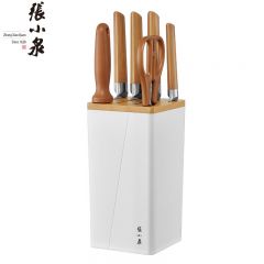 张小泉 智孔明套装七件套 套刀 菜刀斩骨刀多用刀菜刀套装 D31630100
