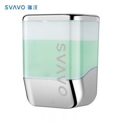 瑞沃 OS-0410铬色 1000ml 感应皂液器免打孔卫生间洗手机免打孔家用壁挂式洗手液瓶厨房给皂器 个