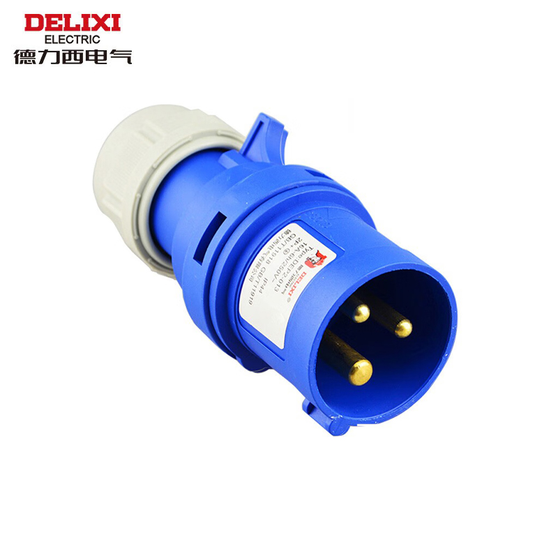 德力西电气 工业插头 航空插头工业耦合器DEP2-0432 IP67 125A 3芯 250V DHADEP20432U