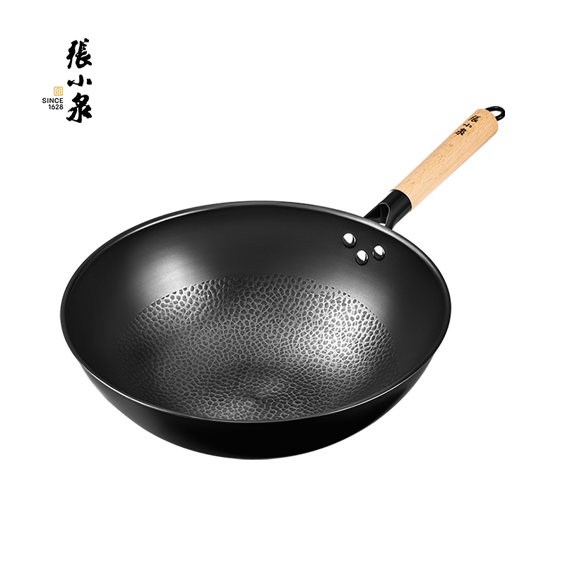 张小泉 中华爆炒精铁炒锅 无盖 30cm C30820300