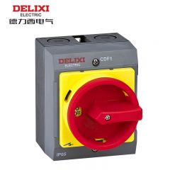 德力西电气 CDF1-100 100A 3P 负荷隔离开关 表面安装 CDF1100100123