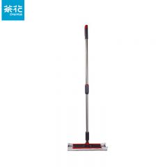 茶花（CHAHUA） 4709平板拖超不锈钢杆细纤维干湿两用静电除尘轻巧洁地拖把