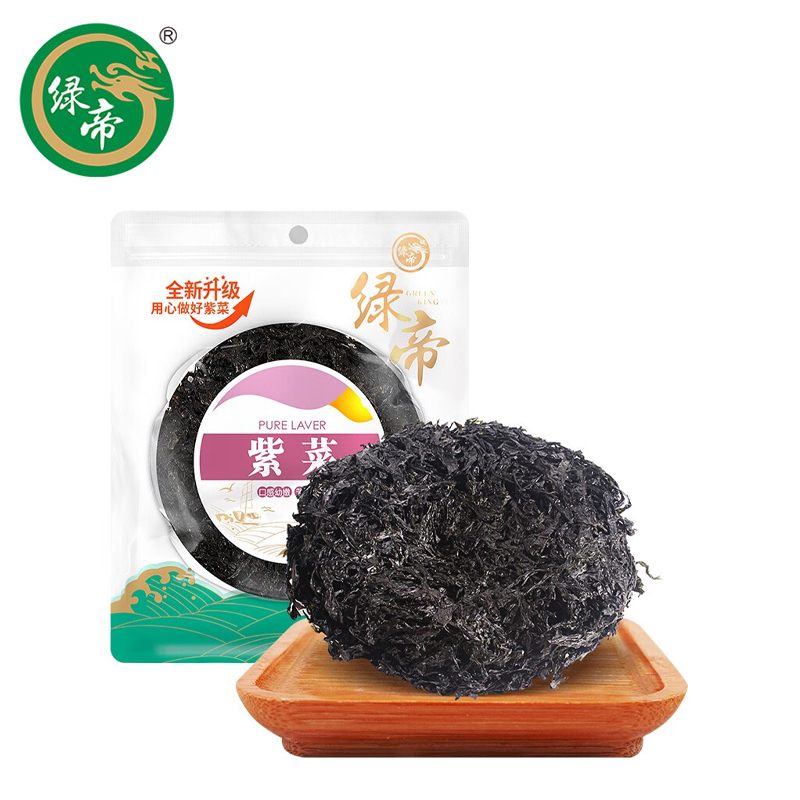 绿帝 紫菜干货 无沙紫菜 紫菜蛋花汤福建特产海产品海鲜干货 紫菜50g