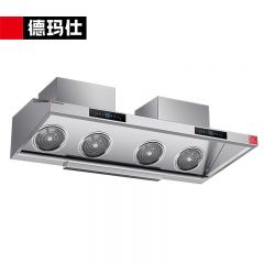 德玛仕（DEMASHI） CXW-E200商用智能抽油烟机食堂饭店厨房油烟排烟农村土灶大吸力不锈钢吸油烟机