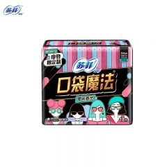 苏菲（Sofy） 口袋魔法零味感棉柔240日用卫生巾240mm*18片