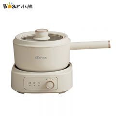 小熊（Bear） DHG-D25D1电煮锅 多功能锅 电热锅电炒锅 2.5L小电锅分体 学生宿舍电火锅蒸煮煎炒锅泡面锅配蒸笼