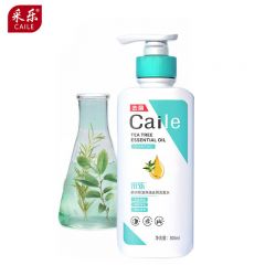 采乐 茶树精油净油去屑洗发水300ml净化头皮养护头皮屏障