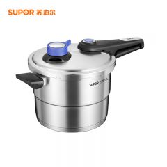 苏泊尔（SUPOR） YW24LT1 304不锈钢家用高压锅24cm复底加厚磁炉燃气通用