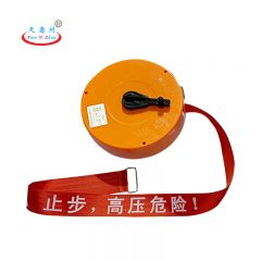 天意州 警示带50m盘警戒线 安全线 电力加厚帆布安全警示带隔离带 止步 高压危险