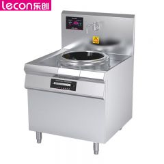 乐创（lecon） 商用单头无尾小炒灶 10KW酒店饭堂企业电磁灶 LC-J-XC10DW