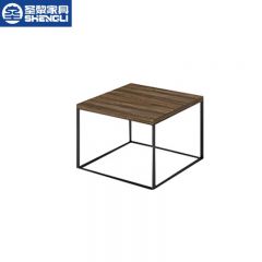 圣黎 商务接待会客洽谈沙发办公室主管经理室沙发 方几(60*60*45cm)