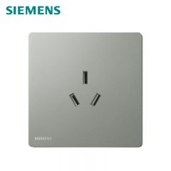 西门子（SIEMENS） 5UB31433NC02 16A三极插座 三孔插座面板开关插座面板 弹力漆 荟绎系列 皓月灰