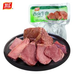 双汇 休闲零食简装熟食年货方便速食卤味冷盘下酒菜 香卤牛肉250g/袋