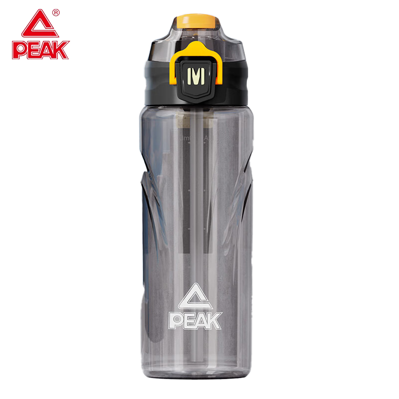 匹克（PEAK） YAZ4108水杯塑料杯运动水瓶大容量随行杯学生水壶男士户外健身700ML黑色