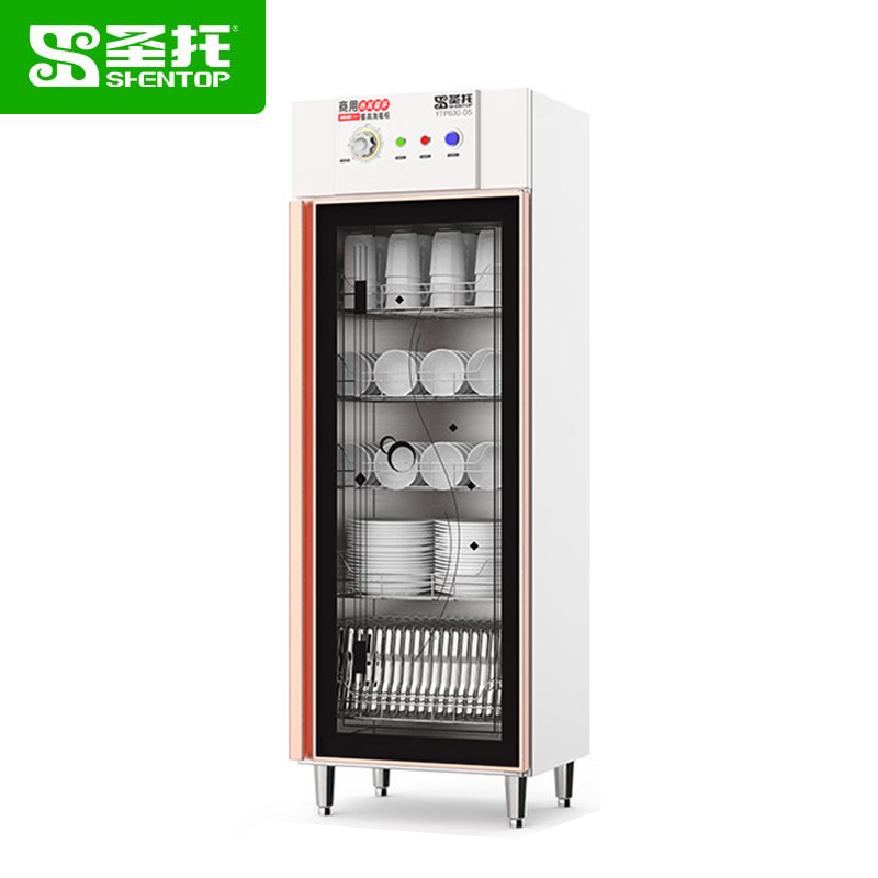 圣托（Shentop） 热风循环中温消毒柜 全无磁不锈钢单门 商用酒店饭店食堂消毒碗柜 YTP600-D5