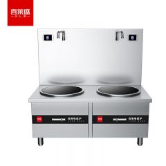 喜莱盛（XLS） XLS-XCL15SPGT商用电磁炉大功率电磁大锅灶15KW双头平头炉304不锈钢学校厨房电磁灶工程款