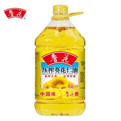 鲁花 物理压榨 剥壳去皮压榨 食用油 压榨 葵花仁油4L
