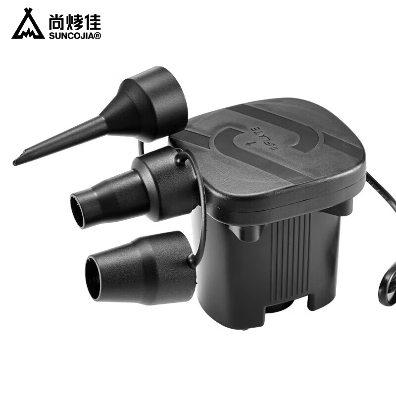 尚烤佳（Suncojia） SKJ-411户外家用旅行床游泳圈露营电动充气泵
