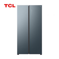 TCL  556升对开门63厘米超薄嵌入大容量家用冰箱一级变频 0缝隙嵌入底部散热玻璃面板 R556P12-SQ