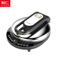 利仁（Liven） 电饼铛加深加大家用电饼档大号双面加热烙饼锅煎饼锅三明治早餐机电饼锅可选菜单34cm加大34mm深盘LR-A8345