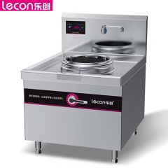 乐创（lecon） 商用单头单尾小炒灶 8KW酒店饭堂企业电磁灶 LC-J-XCD8D