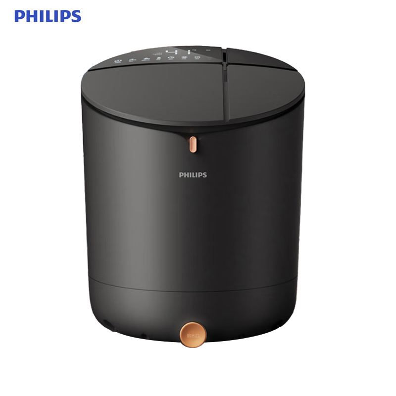 飞利浦（PHILIPS） PPM5302FDG/93 泡脚桶UV杀菌洗脚盆加热自动按摩足浴盆深桶洗脚桶多模智能泡脚盆