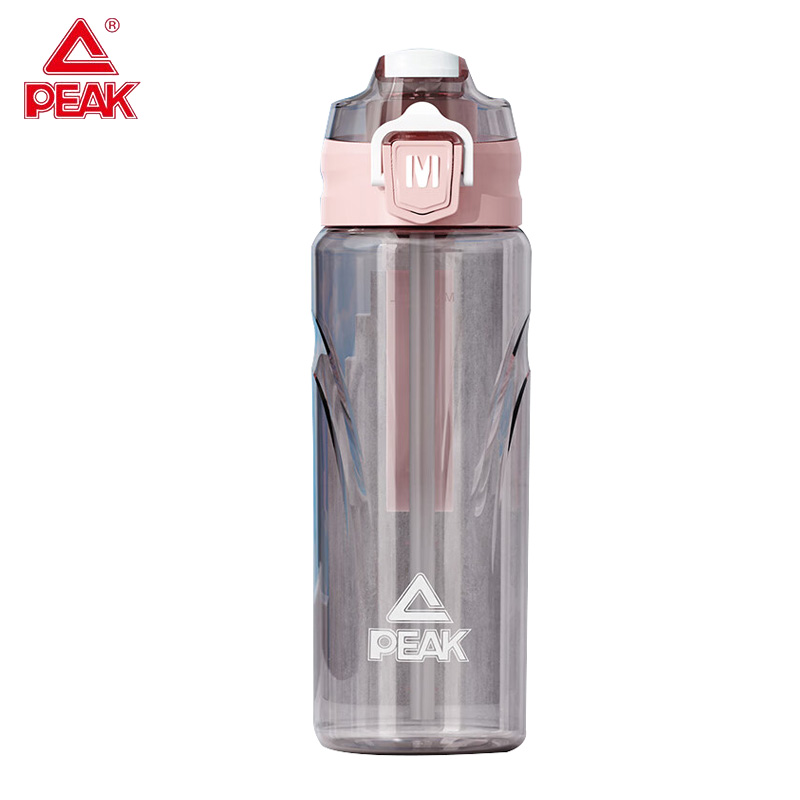 匹克（PEAK） YAZ4108水杯塑料杯运动水瓶大容量随行杯学生水壶男士户外健身700ML粉色