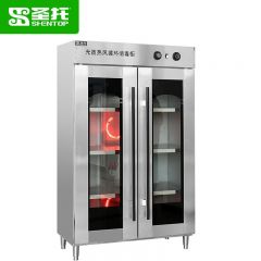 圣托（Shentop） 热风循环中温消毒柜 商用立式光波 食堂厨房双开门消毒碗柜 ZTP1200-CS2