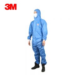 3M 4532+ 蓝色带帽连体防护服XXL码1件装