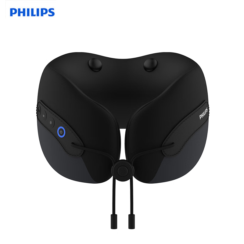 飞利浦（PHILIPS） 颈部按摩仪PPM3106N颈椎按摩器礼U型颈托枕热敷肩颈神器 微频震动PPM3106N