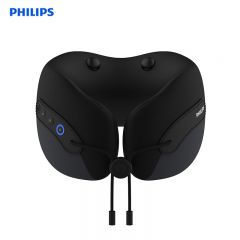 飞利浦（PHILIPS） 颈部按摩仪PPM3106N颈椎按摩器礼U型颈托枕热敷肩颈神器 微频震动PPM3106N