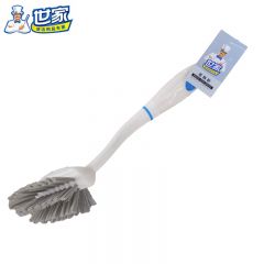 世家  长柄洗锅刷家用去油污洗碗刷锅神器厨房水槽灶台清洁刷子 1个装