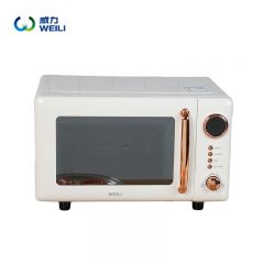 威力（WEILI） 20UG31-T 微波炉家用微烤一体机复古高颜值20L平板式光波炉 20升微烤一体机亮光白