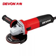 大有（Devon）1010W重型100mm角磨机2821  125mm2822多功能角向磨光机 侧开关
