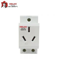 德力西电气（DELIXI ELECTRIC） 模数化插座 DZ47X 模数化插座 单相两极带接地 16A