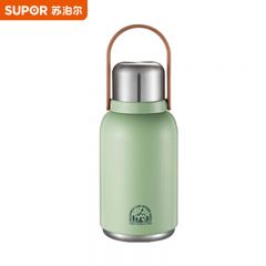 苏泊尔（SUPOR） 保温杯大容量随享316不锈钢真空保温杯旅行壶1.3L高山绿KCV13AC10